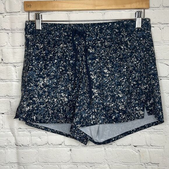 Athleta Womens Blue Gray Running Shorts Athleisure size 4 - Picture 1 of 10